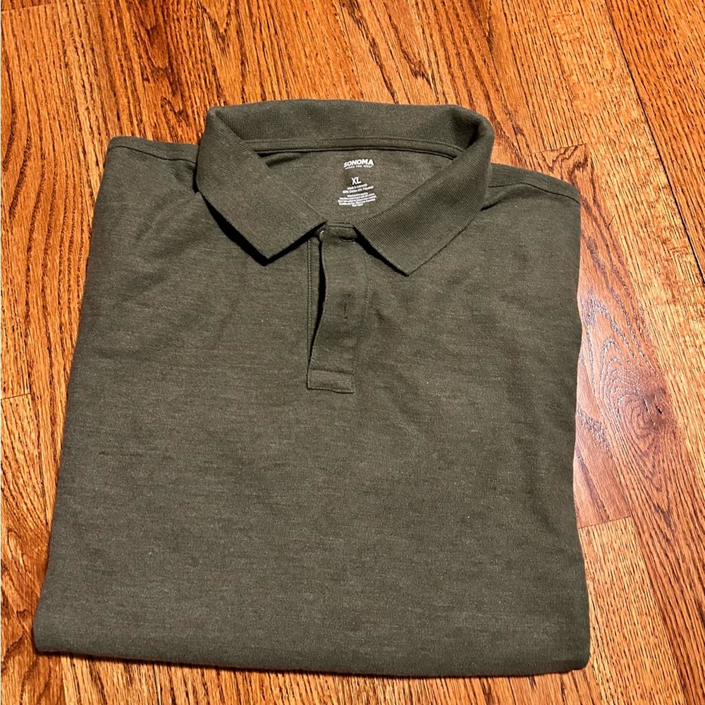 Men’s long sleeve polo shirt